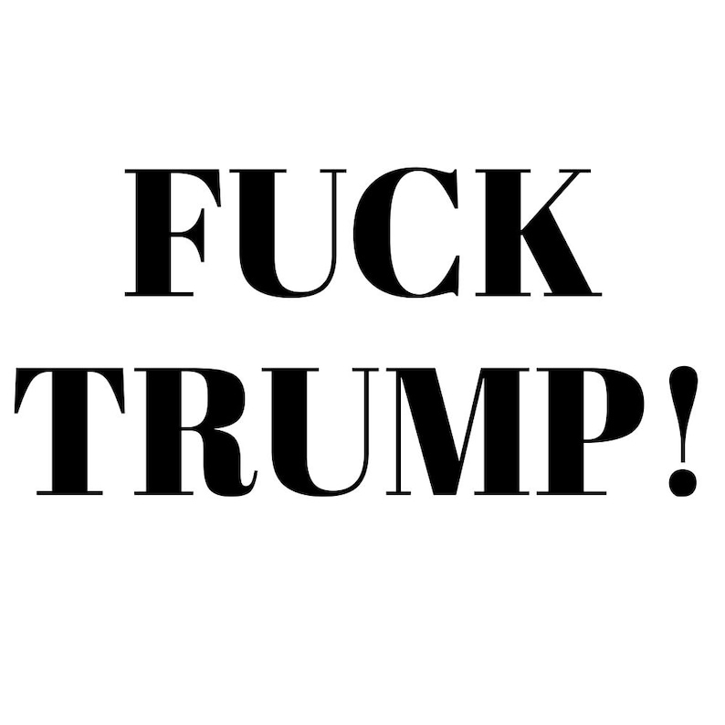 Anti-Trump QR Code Sticker: Sarcastic Subtle F*ck Trump Political Humor Decal image 14