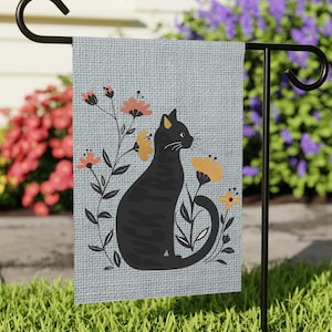 Anti-Trump, Subtle F*ck Trump Garden Flag, Garden Gifts Unique, Feline House Banner, Democrat Sign Gift, Childless Cat Lady Yard Sign