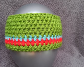 Green Crochet Headband