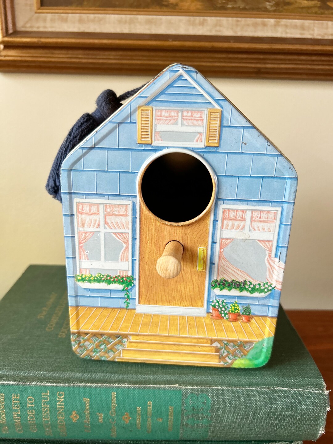 Vintage Decorative Bird House Tin Decor - Etsy