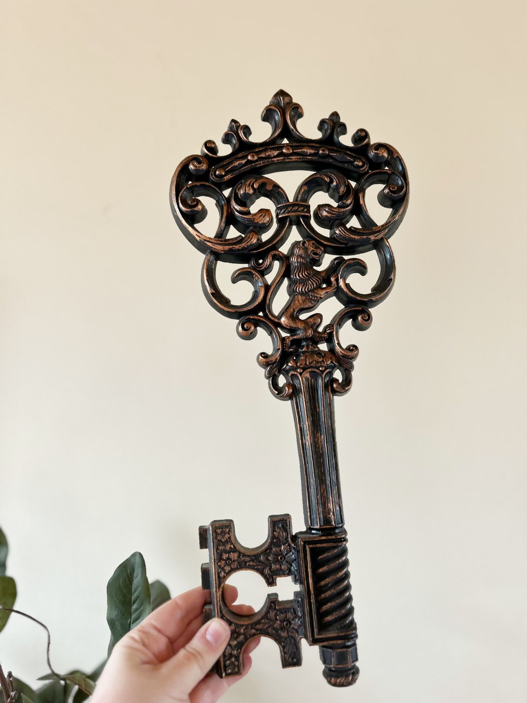 Vintage Dart Lion Key Wall Decor Etsy