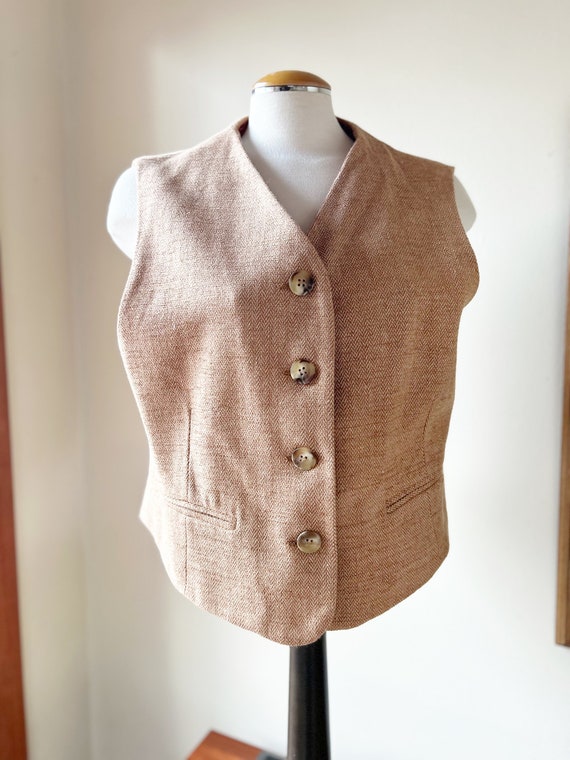 Vintage Womens Size 14 Jessica Tierney Wool Vest