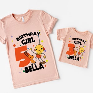 Custom Birthday Theme Rolie Polie Olie Kid Shirt, Birthday Boy And Girl Shirt, Matching Group Family Birthday Shirt, Birthday Party T-Shirt
