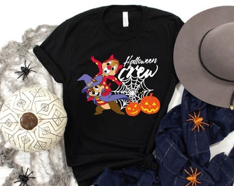 Halloween Crew Theme Shirt, Halloween Cute And Scary Tee Shirt, Gift For Halloween, Halloween Crew T Shirt, Halloween Party, Pumpkin Shirt