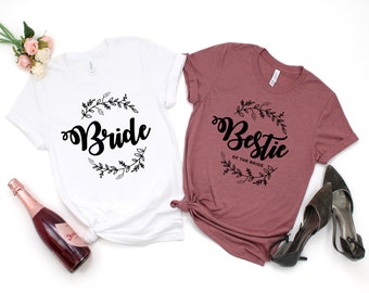 Bachelorette Party Shirts, Bride Shirt, Bride Besties, Bride Babes, Bridesmaid Shirts, Bridesmaid Proposal, Bridal Party Shirt