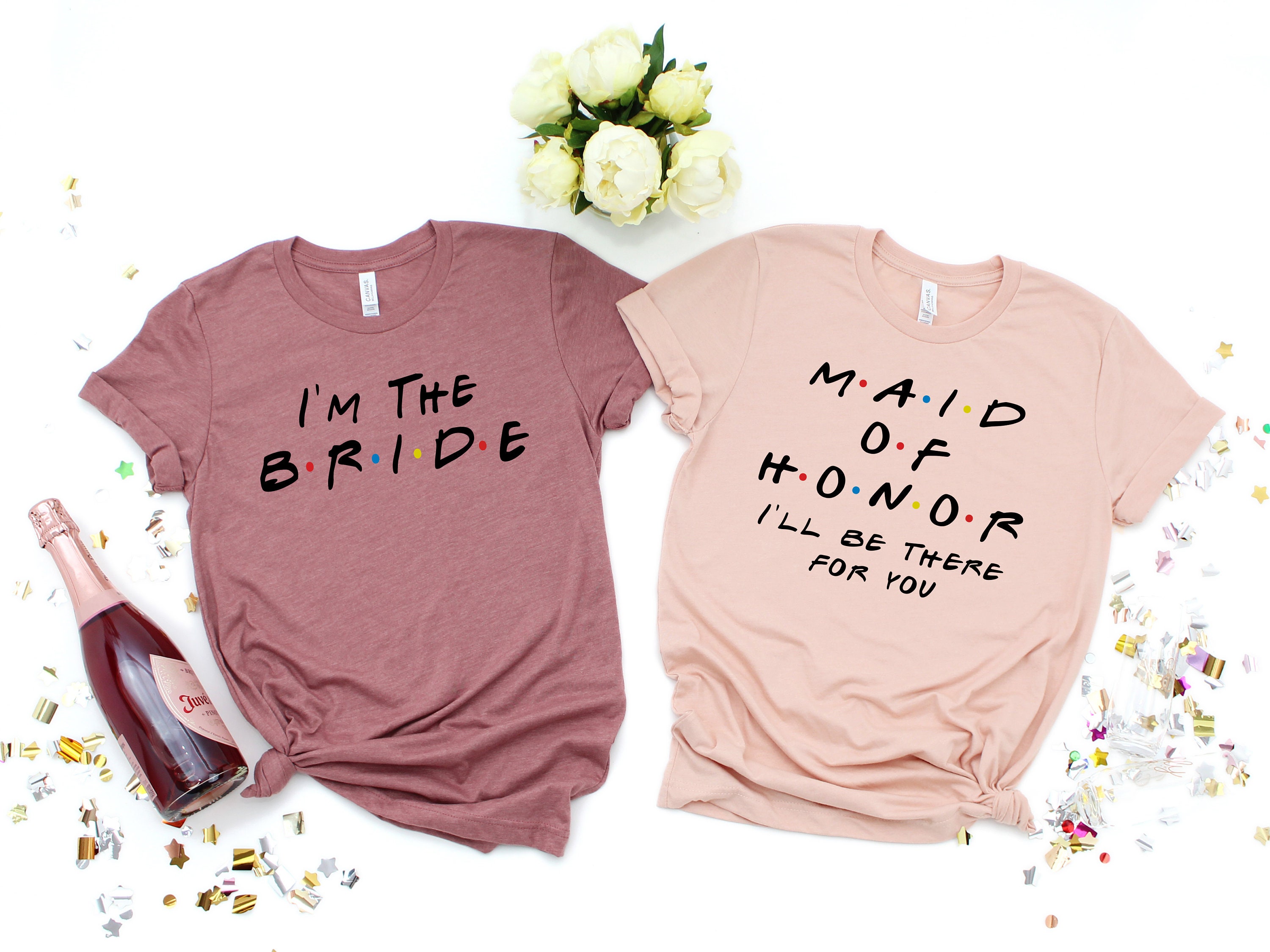Friends Bachelorette Party Shirts Maid 