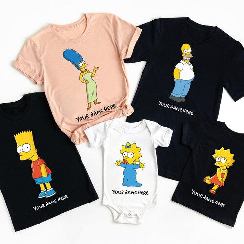 simpsons matching shirts