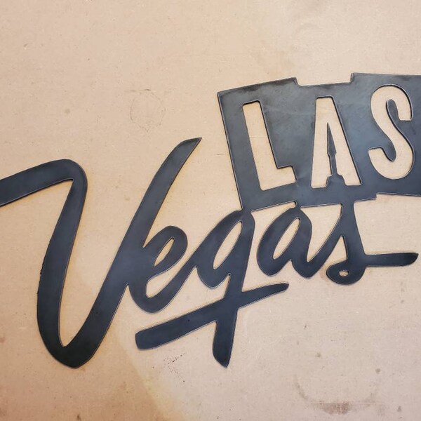 Las Vegas Metal Art Etsy