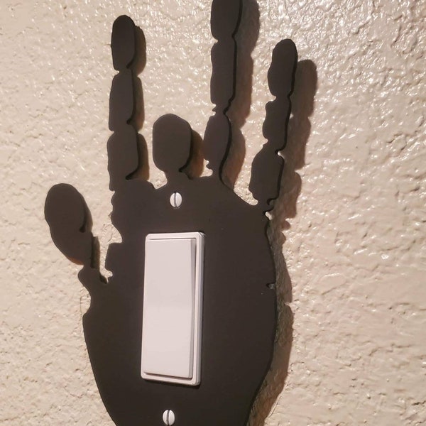 Dead Jerry Hand Decora Light Switch, Jerry Art, Jerry Fingers, Dead Sign, Dead Head Wall Art