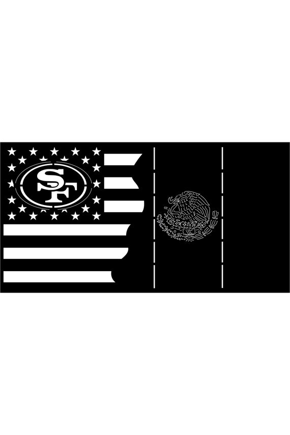 San Francisco 49ers Translucent Steel Sticker