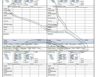 Respiratory Therapist&#39;s Report Sheet