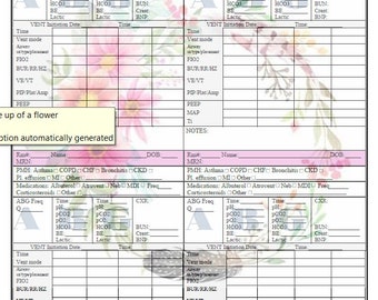 Respiratory Therapist Report Sheet