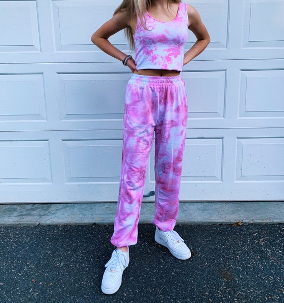 Pink Tie Dye Set | Etsy Denmark