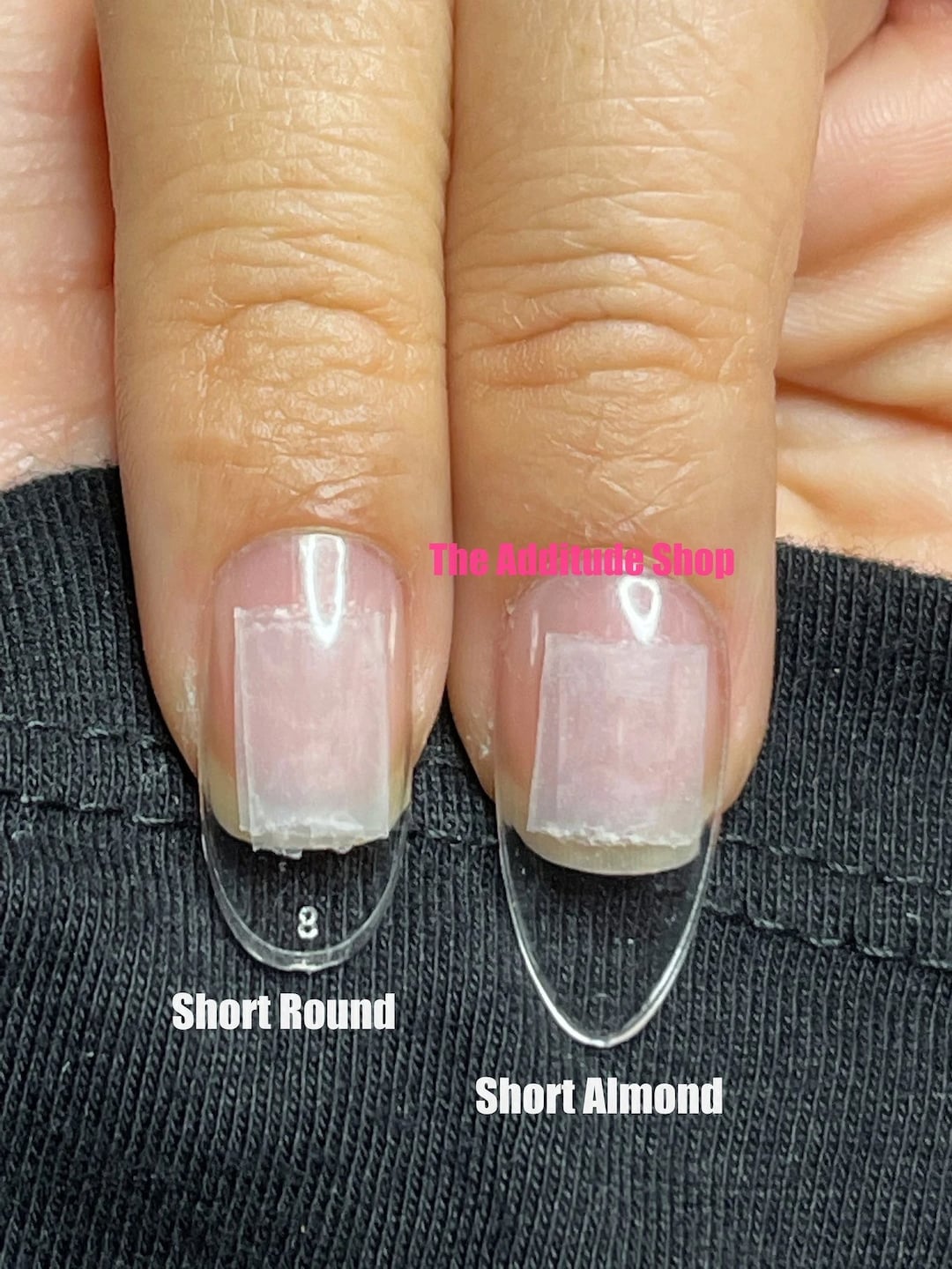 500 Pieces Short Round Full Soft Gel Coverage 500 Nail Tips - Etsy