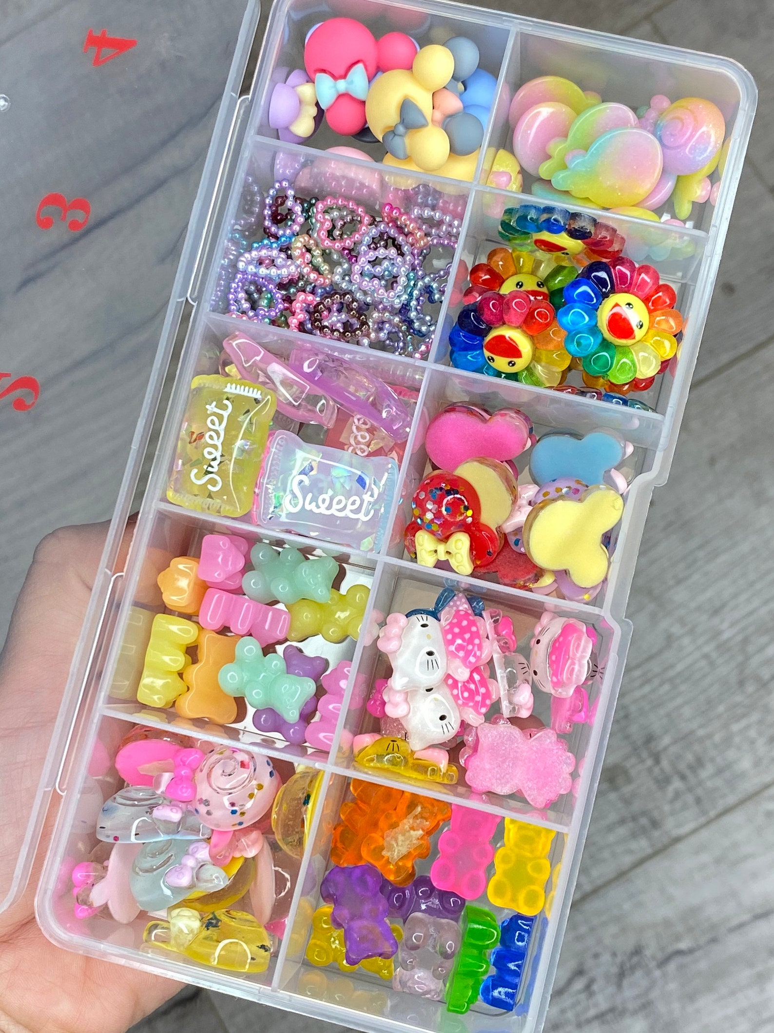 100 pieces 3D Kawaii nail charms Etsy