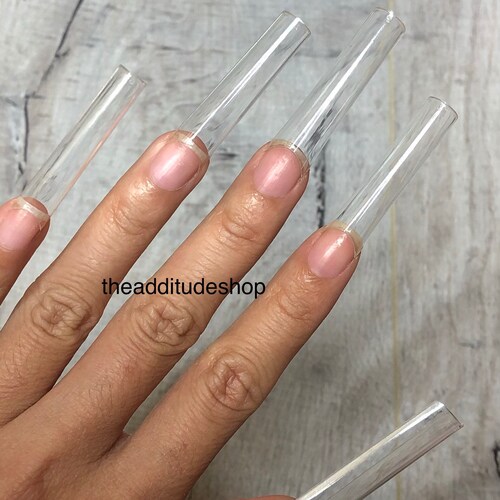 500 Pieces XXL Ccurve Square Half Cover Nail Tips Etsy