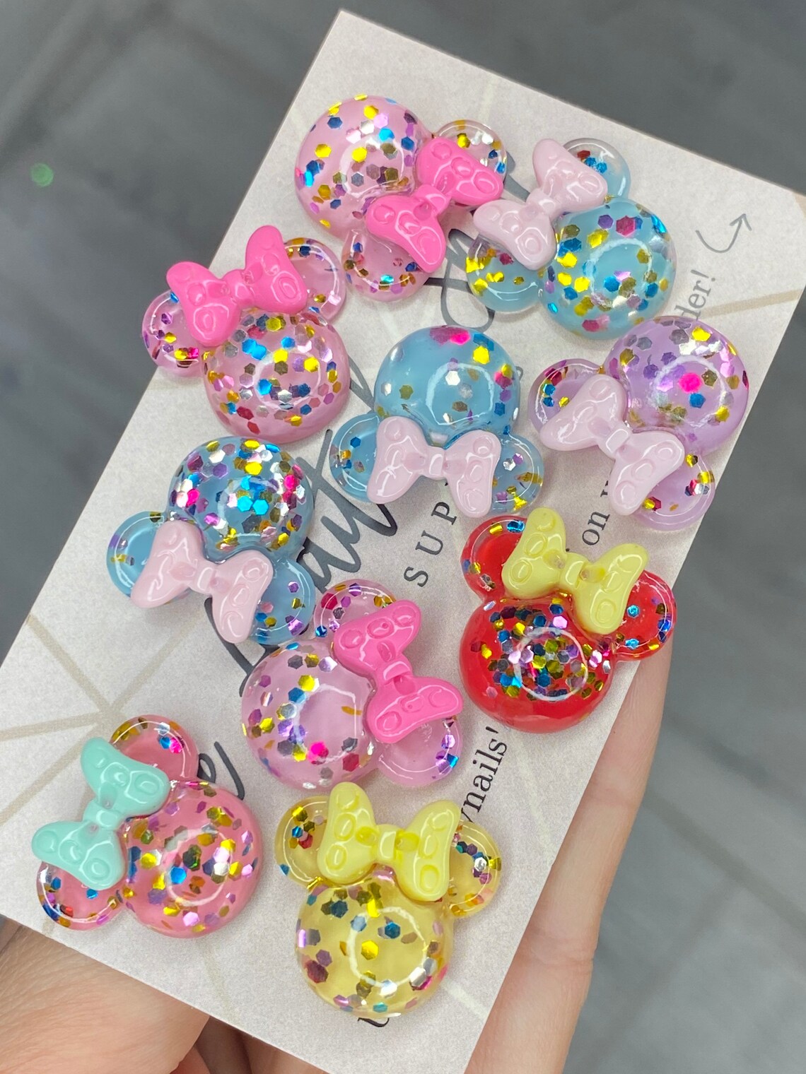 10 pieces kawaii nail charms Etsy