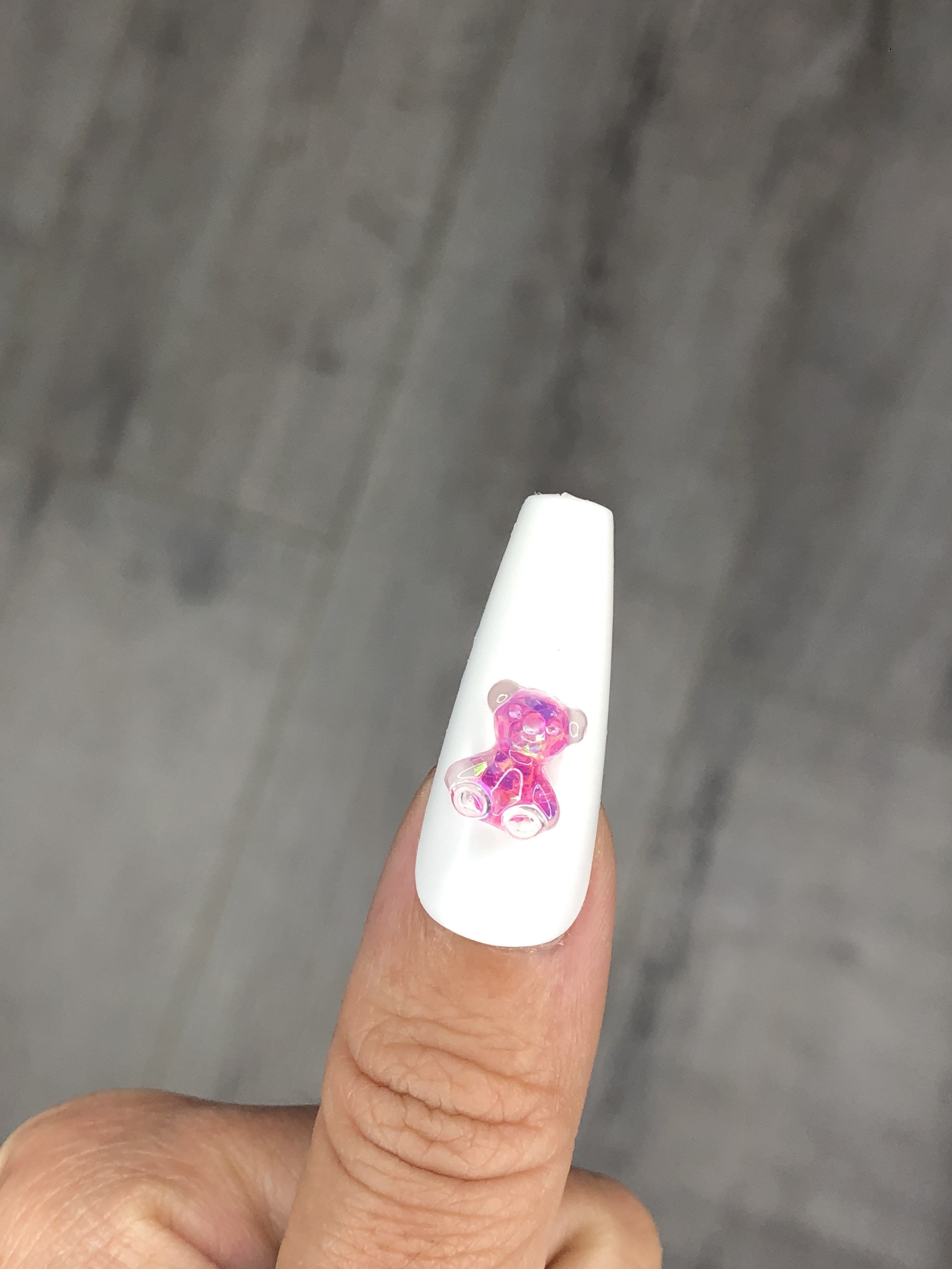 12 grids Gummy bears 3D nail charms Etsy