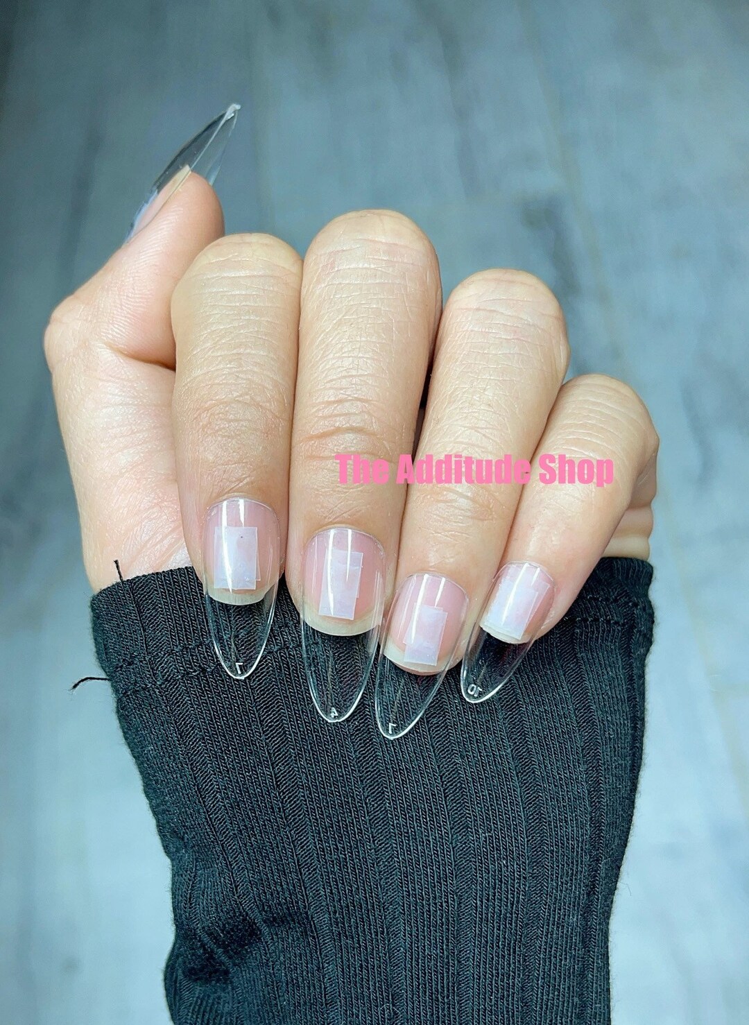 Medium Almond Full Soft Gel Coverage Nail Tips - Etsy