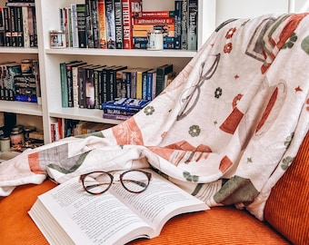 Bookish Minky Blanket