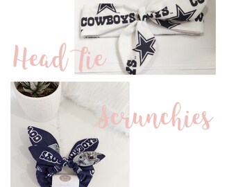 Voetbal Fan Team Head Tie of Scrunchies!