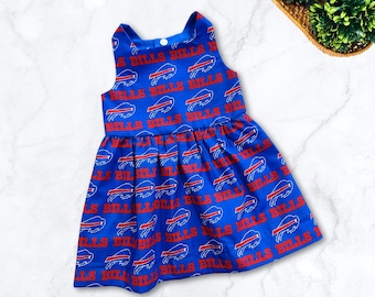 Buffalo Bills Football Fan Baby Infant Dress or Headband