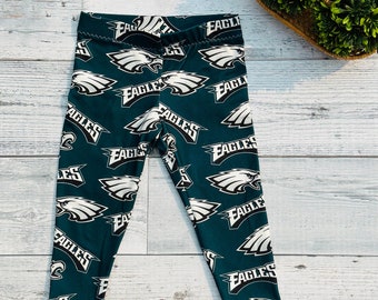 Soft Philadelphia Eagles Stretch Football Fan Baby/Infant/Toddler Pants/Leggings Gender Neutral