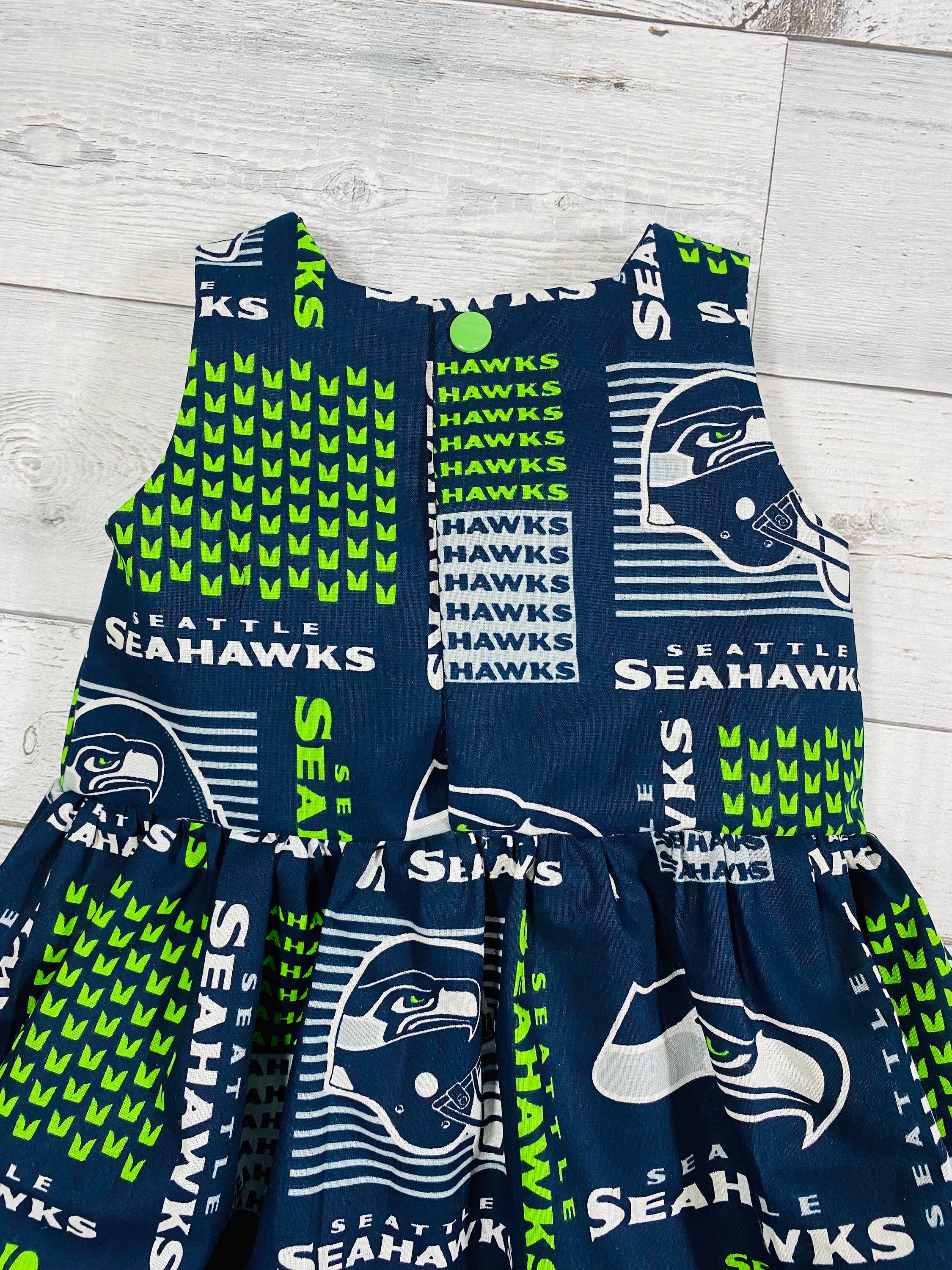 Seattle Seahawks Football Fan Baby Infant Dress or Headband - Etsy