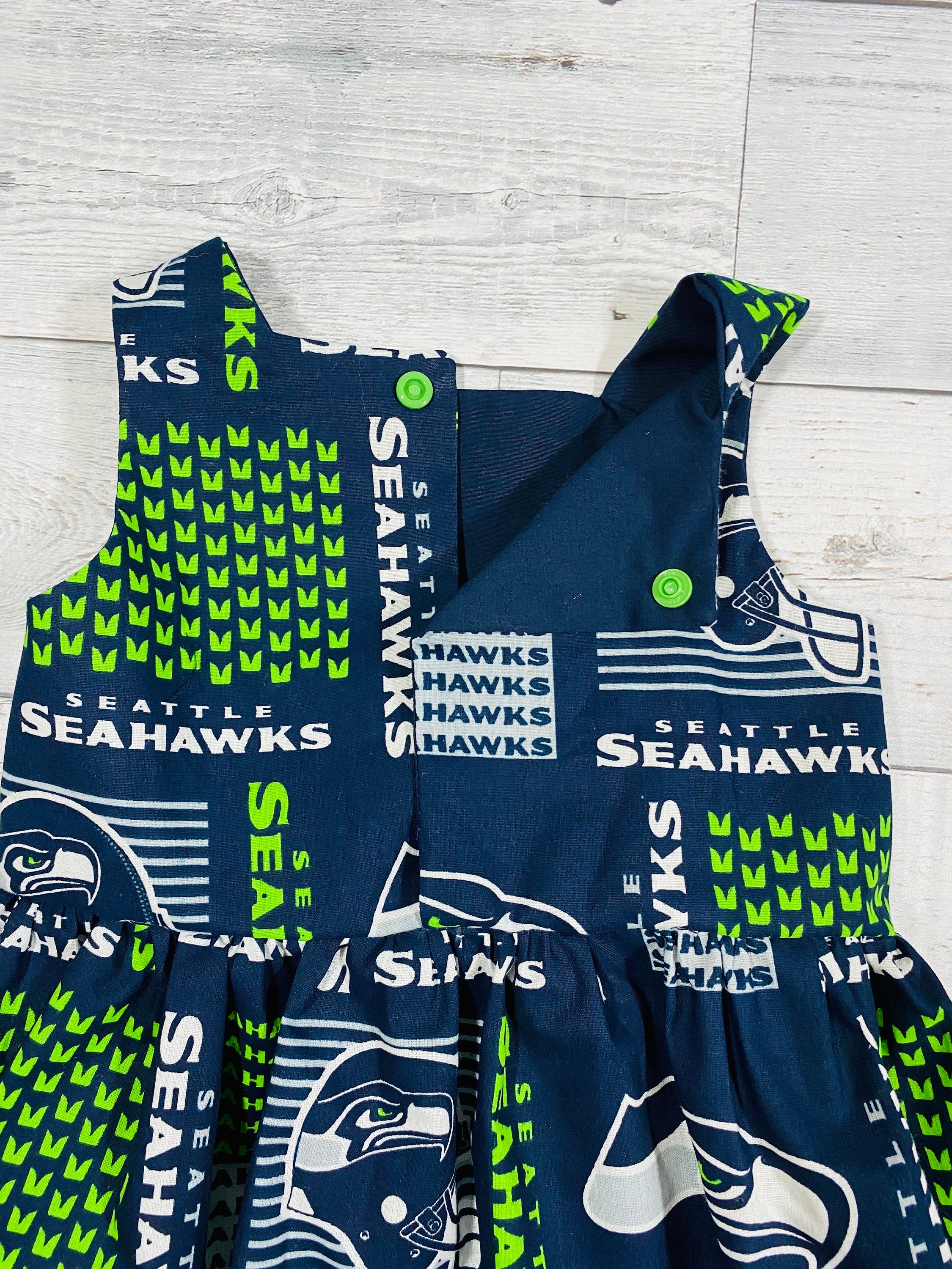 Seattle Seahawks Football Fan Baby Infant Dress or Headband - Etsy