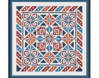 Moroccan Square - Cross Stitch Pattern