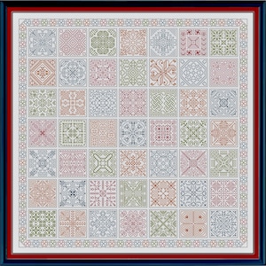 Heritage Blackwork Motifs – wzór do haftu