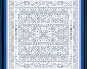 Portuguese Blackwork Sampler