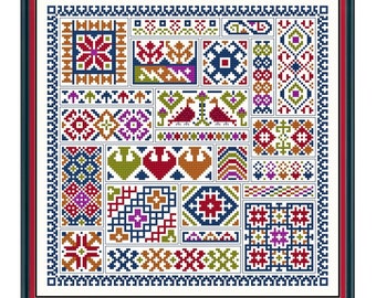 Lebanese Sampler - Cross Stitch Pattern