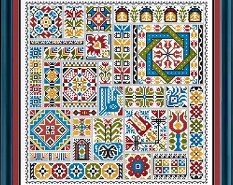 Greek Islands Sampler - Cross Stitch Pattern