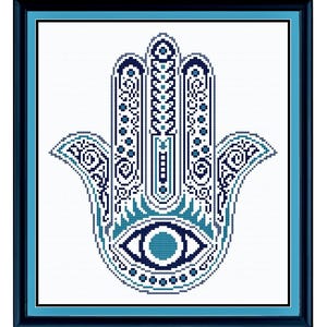 Blue Hamsa