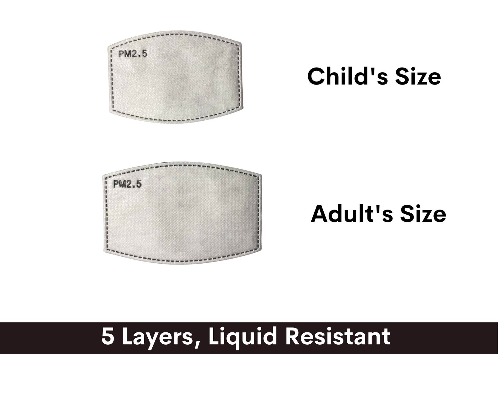 Face Mask Filter Mask Filter Insert High Quality Liquid Etsy UK