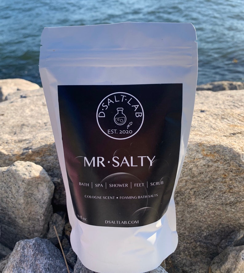 Bath Salts, for Men, Bath Salts Gift, Bath Soaking Salts, Organic