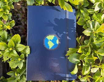 Little Earth Hardcover Gebundenes Notizbuch, nachhaltiges Notizbuch, Recyclingpapier-Tagebuch