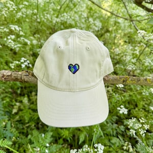 Small Heart Earth Organic Dad Hat