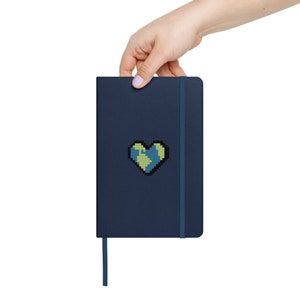 Eco Hardcover Bound Journal, Writing Notebook, Sustainable Notebook, Recycled Paper Diary, Vegan Bullet Journal, Recycled Paper Diary