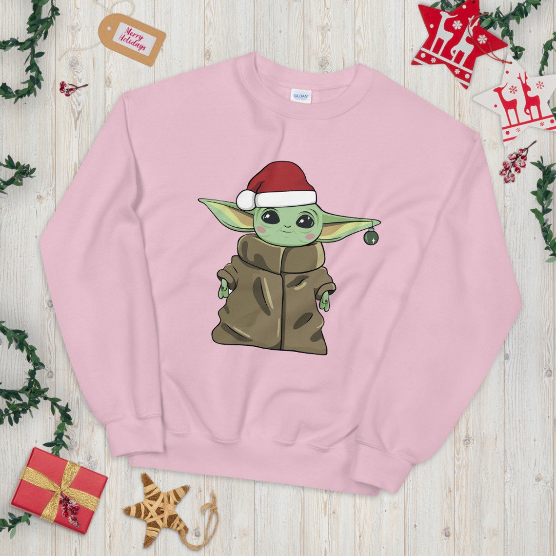 Baby Yoda Unisex Christmas Jumper  Etsy