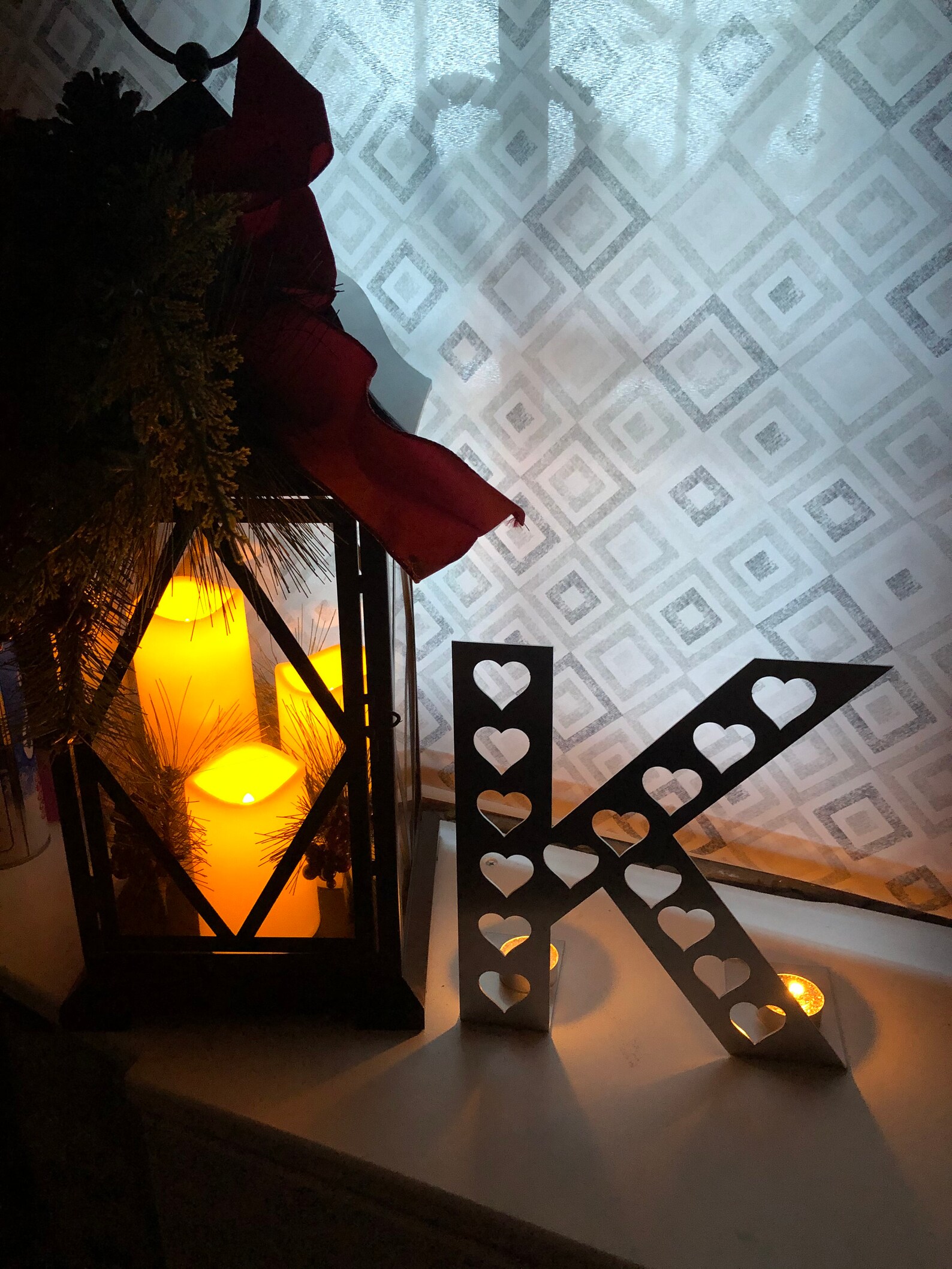 Metal Heart Letters Fireplace Letters Window Seal Letters Etsy