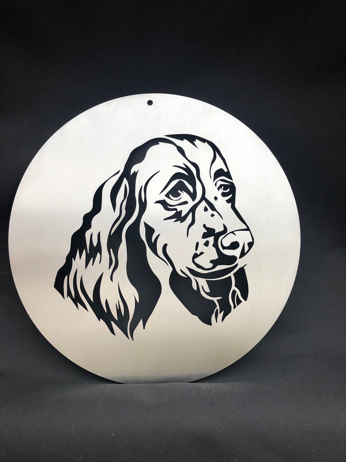 Cocker Spaniel Wall Art Dog Head Metal Art Dog Portrait Etsy