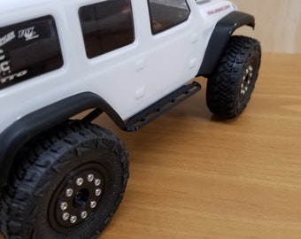 RCLIONS Metal Rock Sliders For Axial SCX24 1/24 RC Crawler - Side Boards Pedal