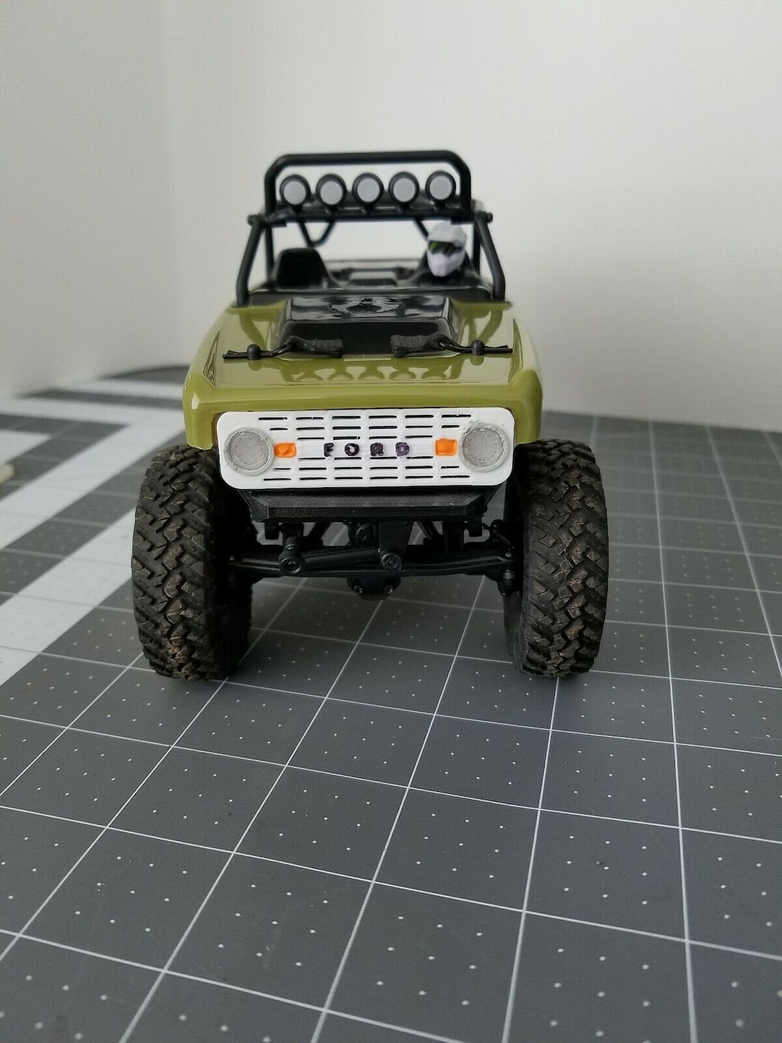 Axial Micro SCX24 Deadbolt LED Headlight Grille and Bumper Etsy