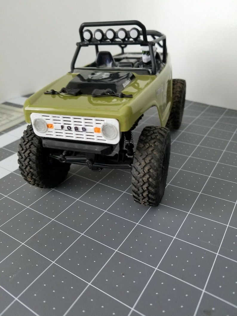 Axial Micro SCX24 Deadbolt LED Headlight Grille and Bumper Etsy