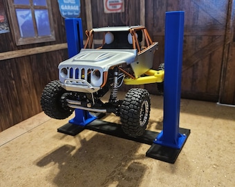 1/24 Micro Hoist Car Lift for Axial SCX24 ECX Barrage Rgt RC4WD Blackjack micro sized rc crawlers