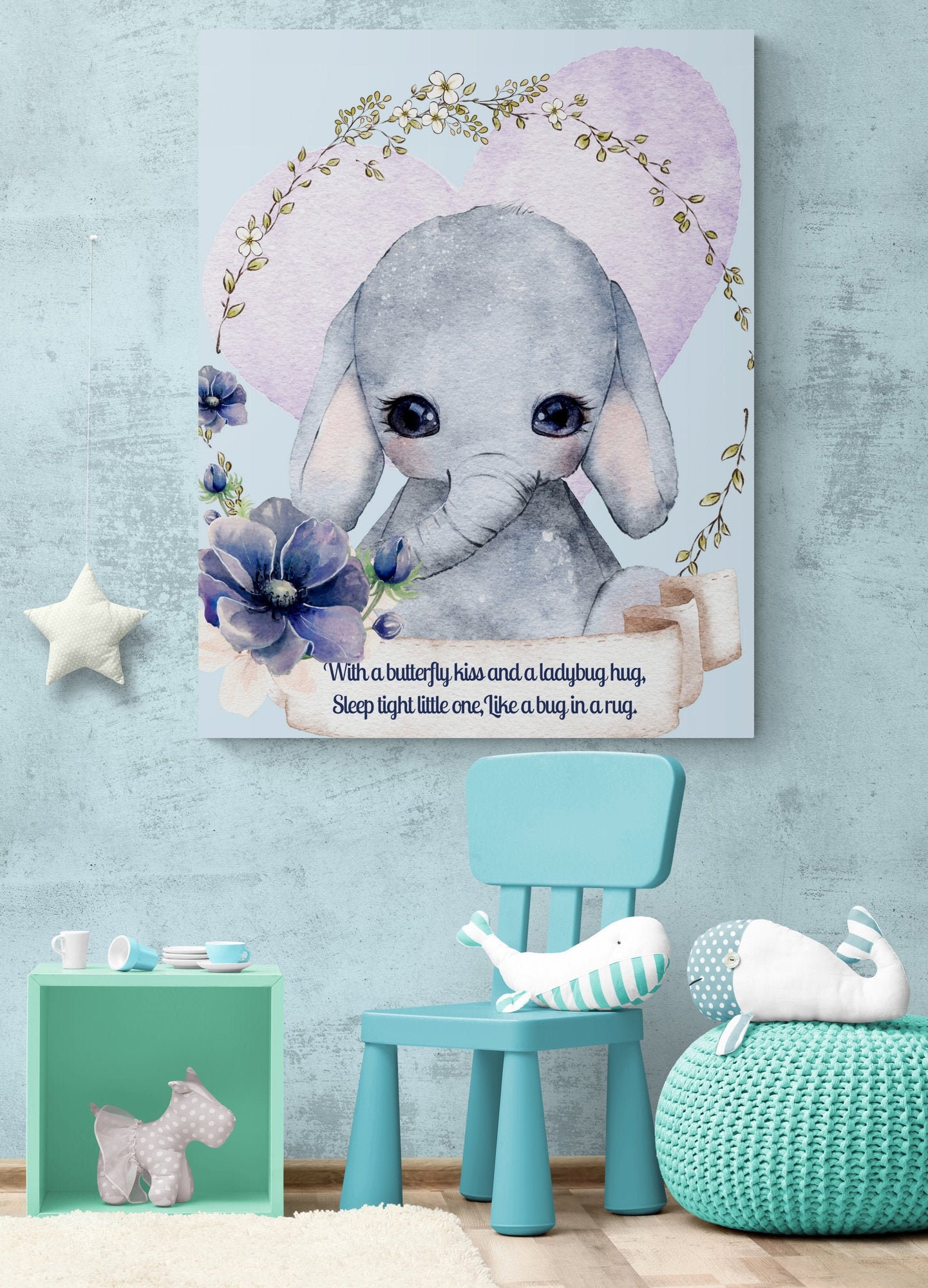 Watercolor Nursery Wall Art. Digital Product Available Etsy