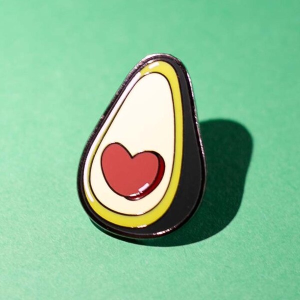 Avocado Enamel Pin - Avo Enamel Pin - Avo Toast Pin - Brunch Pin - Avocado Love