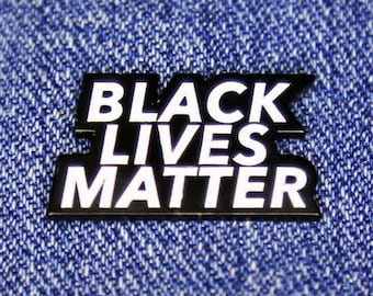 Black Lives Matter Pin - BLM Enamel Pin - Black Culture Pin